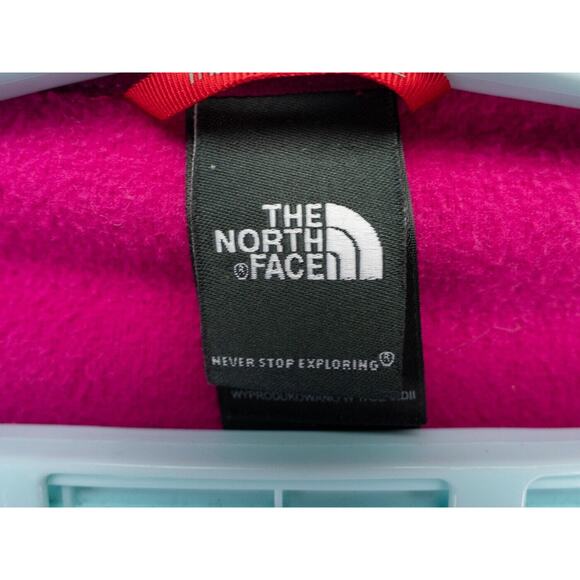 The North Face Jacket Womens Small Fuchsia Pink Full Zip Hooded Fleece Gorpcore - Picture 2 of 12